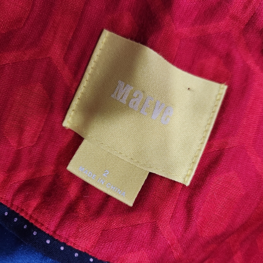 Maeve Anthropologie Audra Cherry Red Pencil Skirt - Picture 4 of 8